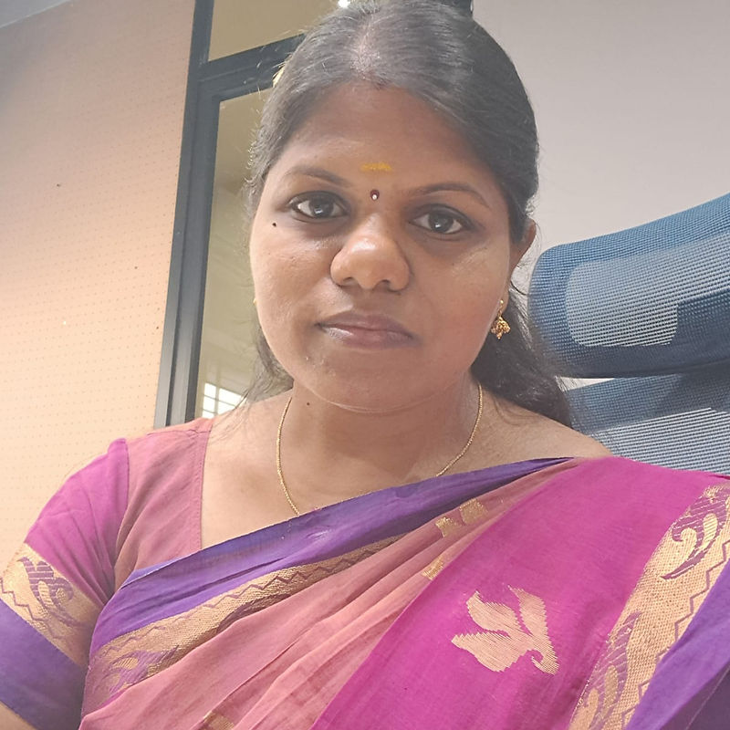 Portrait of Mrs. Sadhana Balasubramanian, Parent Representative