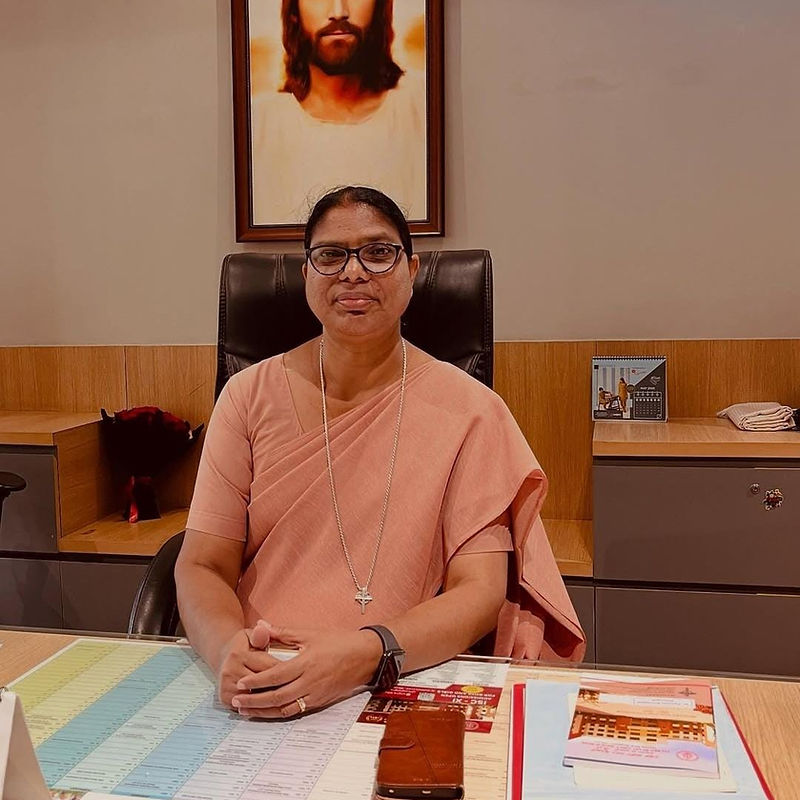 Portrait of Rev. Sr. Felicitas Kiritappa, President