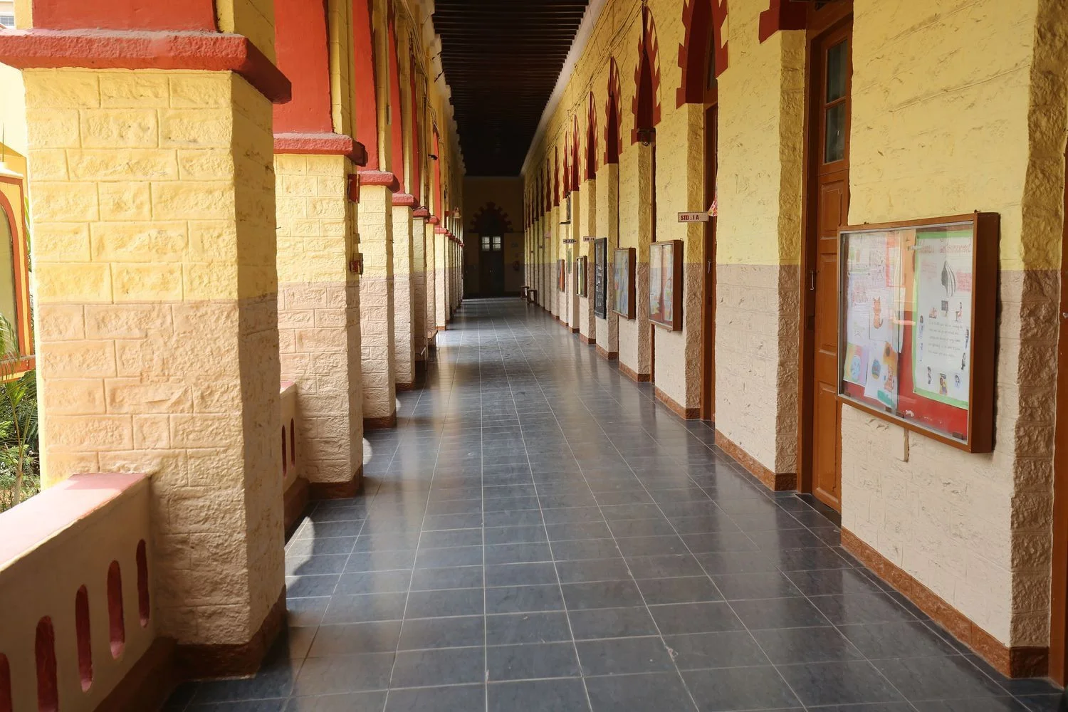 Campus entrance of Sacred Heart Girls' High School, Bangalore.