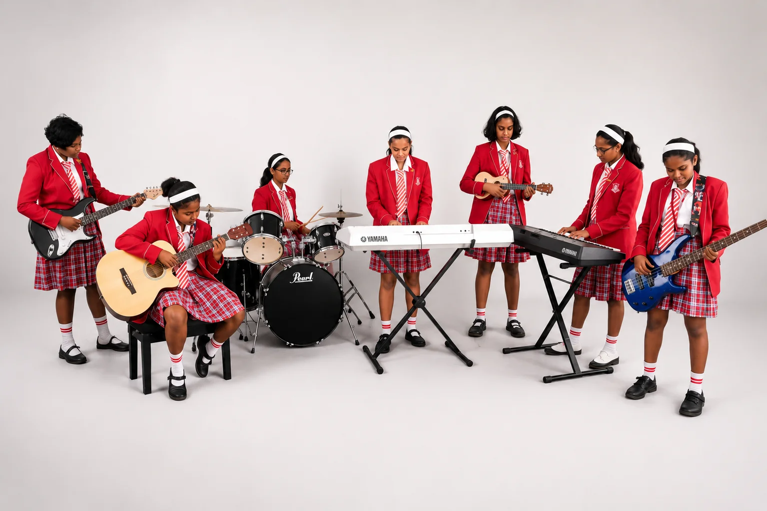 Students collaborating during a club activity