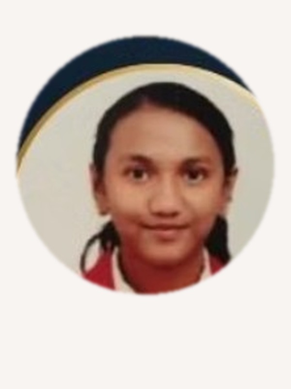 Portrait of V. Deepta Shree, ICSE Grade X Board Topper